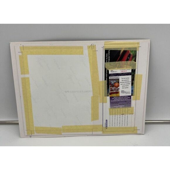 Payne Stewart Signed Pamphlet Pairings 1997 Memorabilia Display Photo Matted JSA - Picture 6 of 7